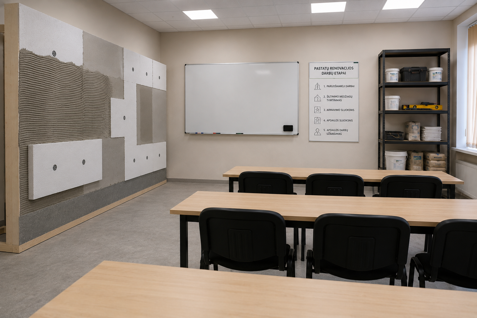 Pastatų renovacijos darbų neformaliojo profesinio mokymo programa