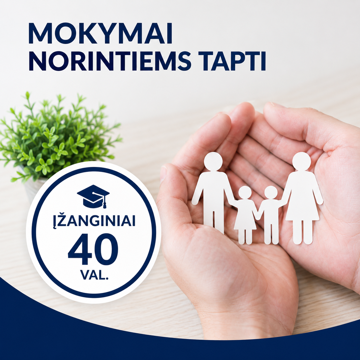 Individualios priežiūros darbuotojo įžanginiai mokymai 40 akad. val.